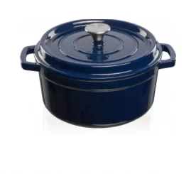 Cast Iron pottur 3,5ltr blár