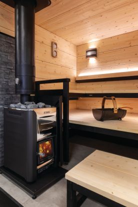 Harvia reykrör 1500mm svart